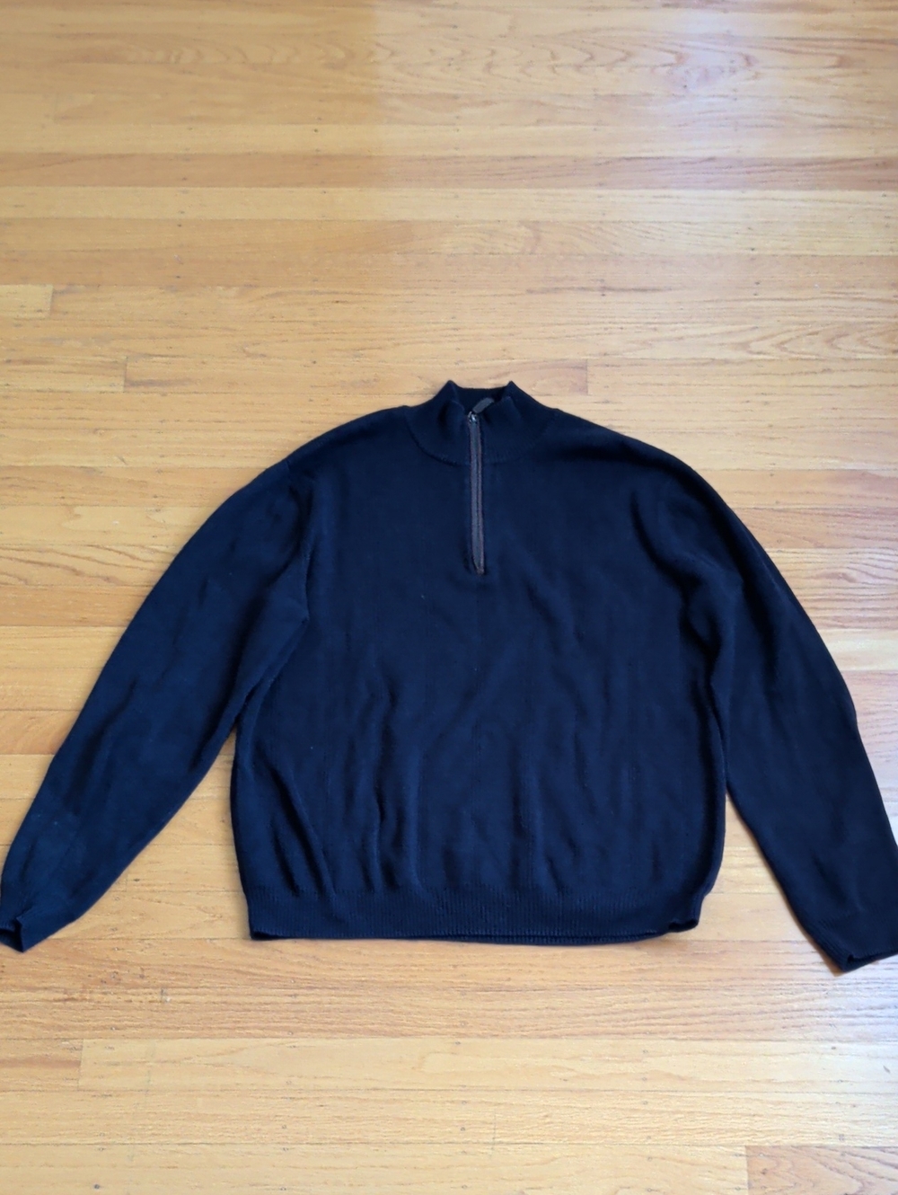 Cotton-Cashmere  Zip Sweater